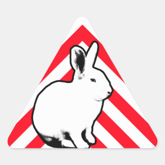 Triangulaire Sticker lapin BunnyLuv 2