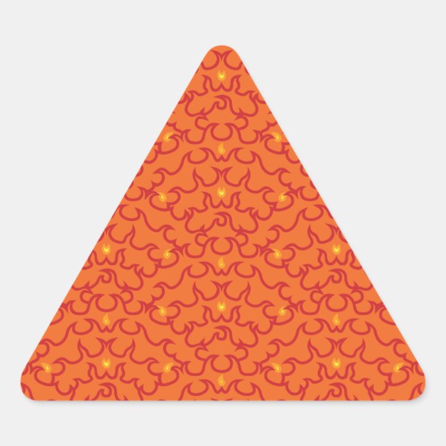 Triangulaire Sticker pour arcs incendie (Devant)