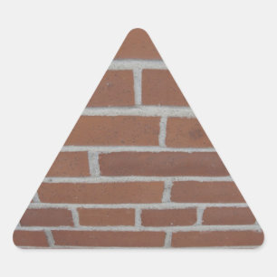 Triangulaire Sticker pour mur de briques