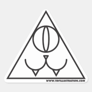 Triangulaire Sticker Pyramide