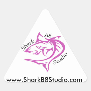Triangulaire Sticker Shark B8 Studio