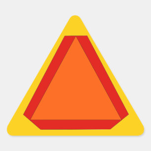 Triangulaire Sticker Slow Moving Signal Pour La Papeterie De Co