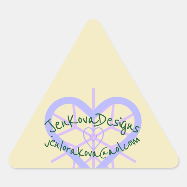 TRIANGULAIRE STICKER TRIANGLE 5JK (Devant)