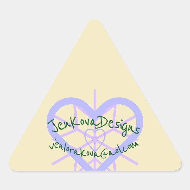 TRIANGULAIRE STICKER TRIANGLE 7JK (Devant)