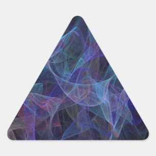 Triangulaire Sticker triangle Abstrait bleu