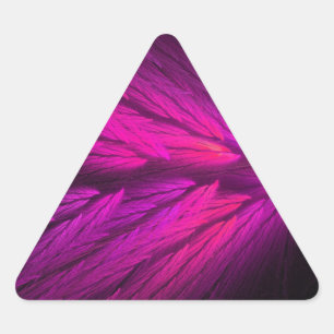 Triangulaire Sticker triangle Abstrait rose