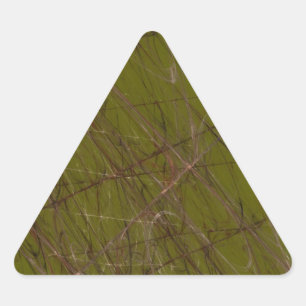 Triangulaire Sticker triangle Abstrait vert