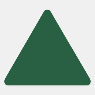 Triangulaire Sticker triangle vert forêt