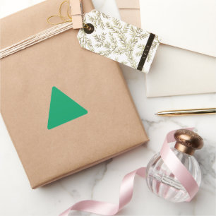 Triangulaire Sticker triangle vert shamrock