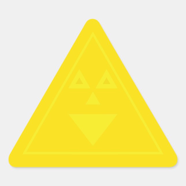 Triangulaire Trianglely Sticker (Devant)