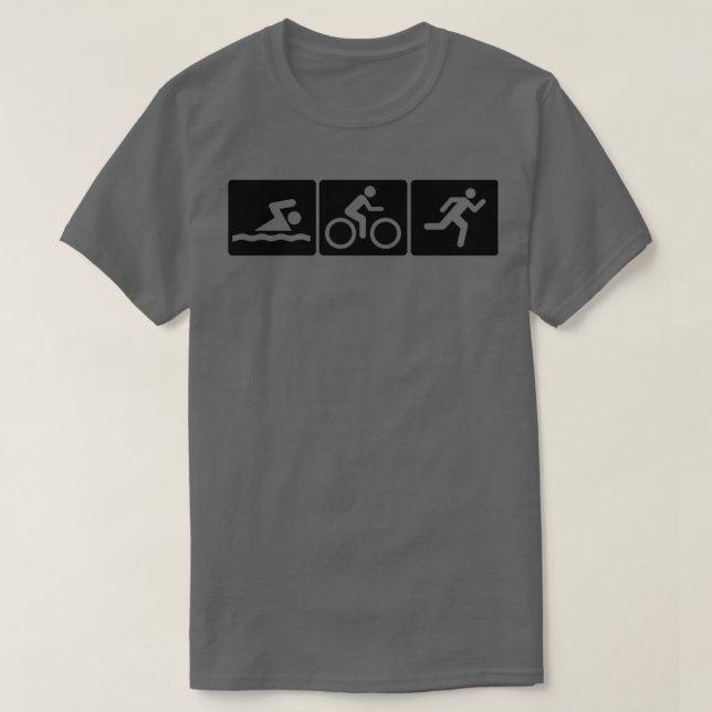 Triathlon Swim Bike Run Essential TShirt Classic T (Design devant)