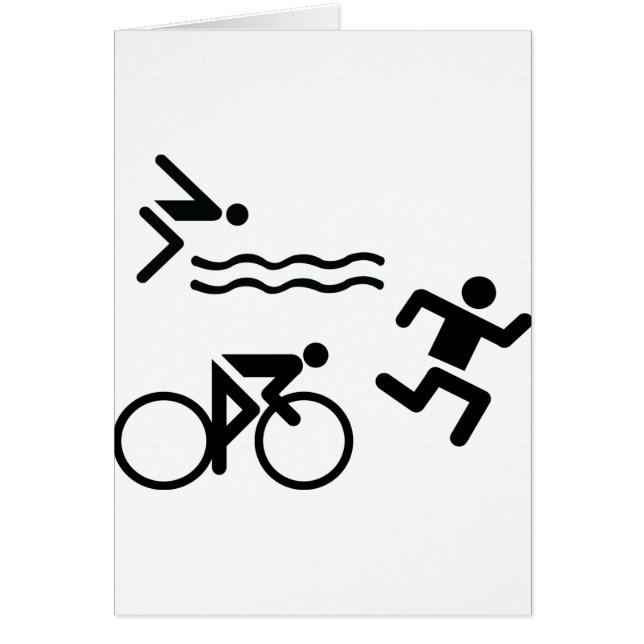 Triatholon - course à vélo (Devant)