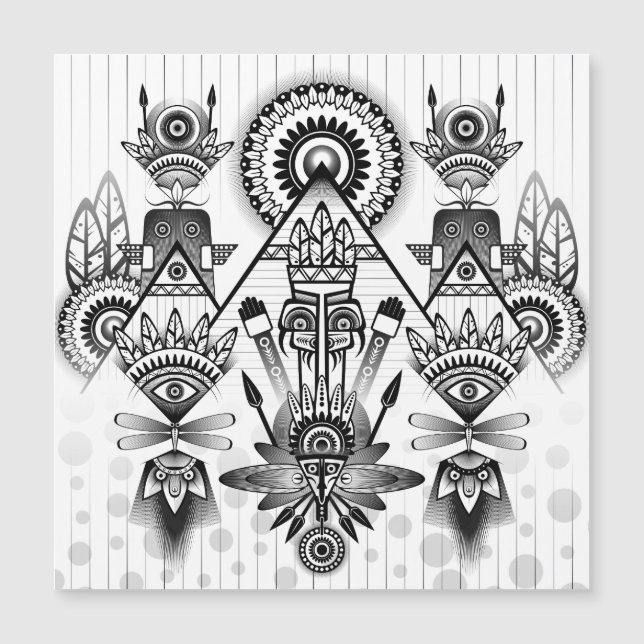 Tribal autochtone Abstrait (Devant)
