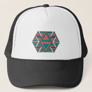Tribal Aztec Motif Trucker Hat Casquette de baseba