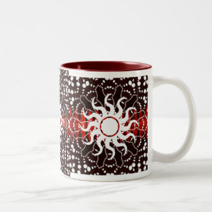 Tribal Batik Sun Mug