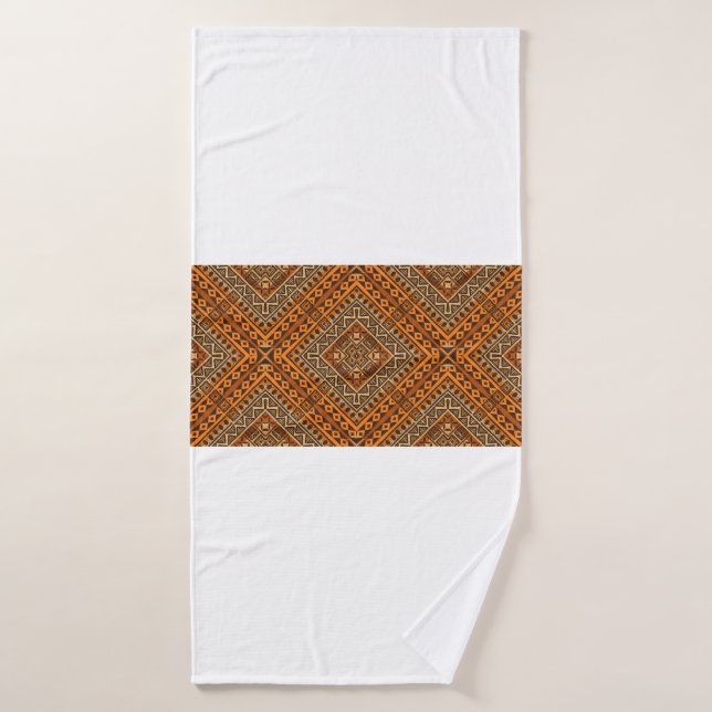 Tribal ethnique textile motif style africain (Serviette de bain)