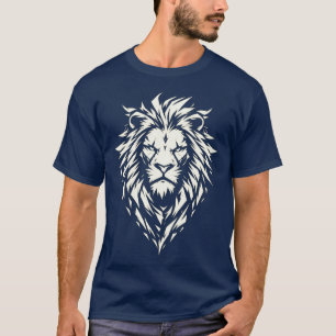 Tribal Lion Mindset – T-Shirt Geometric Power