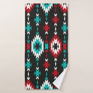 Tribal seamless colorful geometric pattern. Ethnic