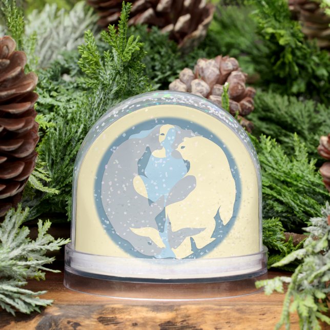Tribal Snow Globe Custom Spirit Nature Snow Globes (Hiver)