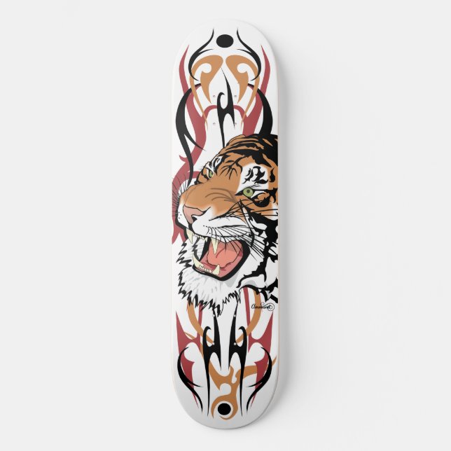Tribal Tiger Pro Skateboard - 2 (Recto)