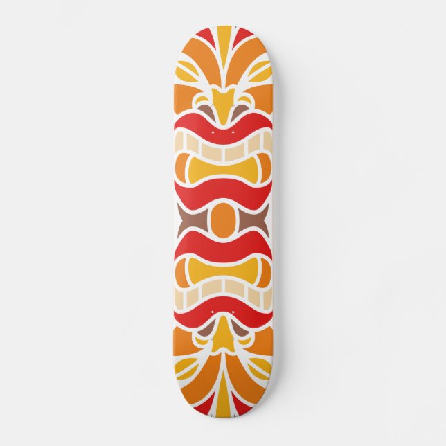 Tribal Tiki Skateboard (Recto)