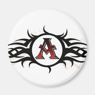 Tribal un aimant rond