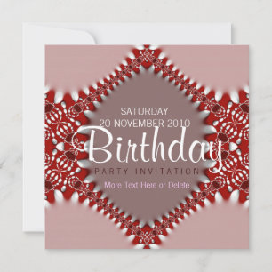 Tribalitic Sweet Invitation d'anniversaire