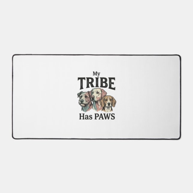 Tribu de chiens a des pattes dessin de gravure vin (Recto)