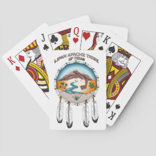 Tribu de Lipan Apache des cartes de jeu de