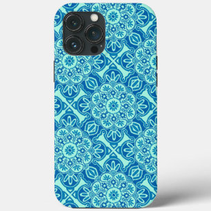 Tribus coque iphone bleu et vert