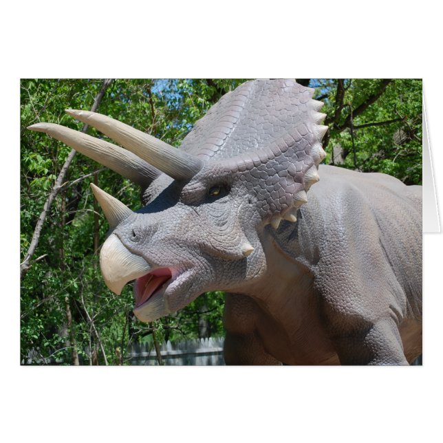 Tricératops Dinosaures (Devant horizontal)