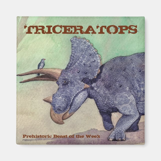 Tricératops Magnet (Devant)