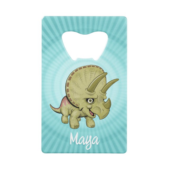 Triceratops Mignon Personnalisé (Dos)