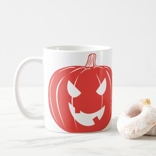 Trick Citrouille minimal ou traitement de la Mug (Avec donut)