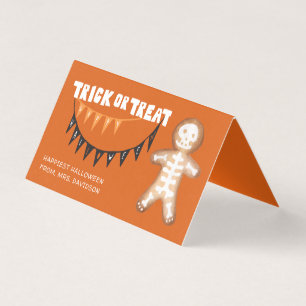 Trick or Treat   Halloween Biscuit au Gingembre Sq