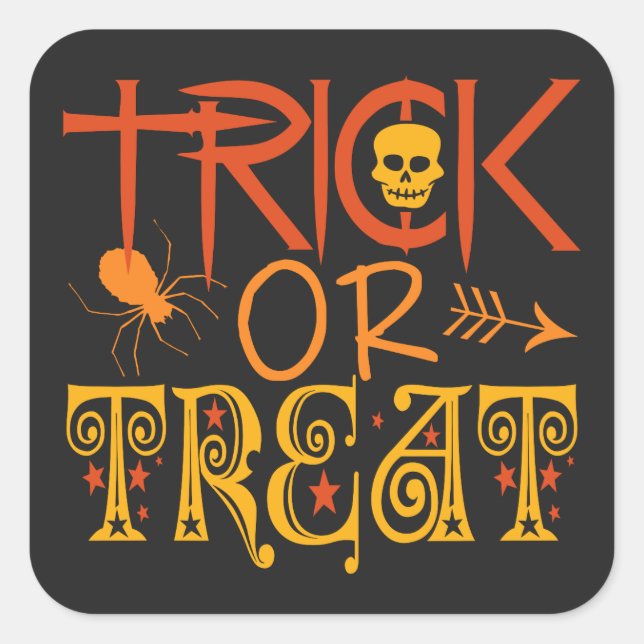 Trick or Treat Halloween stickers (Devant)