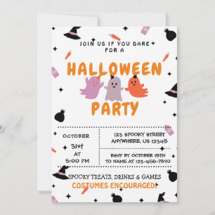 Trick or Treat, Invitation de fête d'Halloween