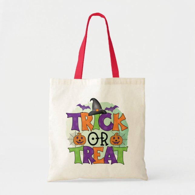 Trick or Treat - Sac fourre-tout de bonbons d'Hall (Devant)