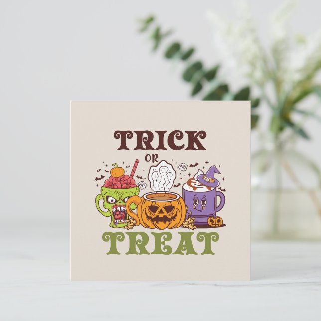 Trick Or Treat – Une délicieuse préparation de caf (Debout devant)