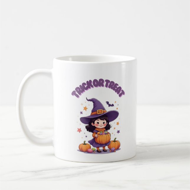 Trick or Treat Witch Mug - Jack O’Lantern Candy 11 (Gauche)