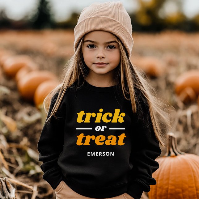 Trick ou traitement Halloween monogramme (Créateur téléchargé)