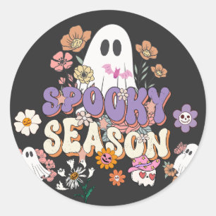 Trick ou traiter Éffrayant Ghost Halloween Sticker