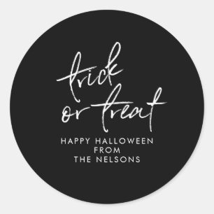 Trick ou traiter Halloween Favoriser le Sticker de