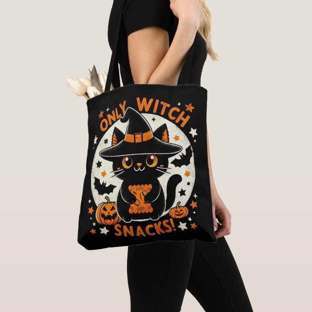 Trick ou traiter le Sac fourre-tout de sorcière ch (De près)