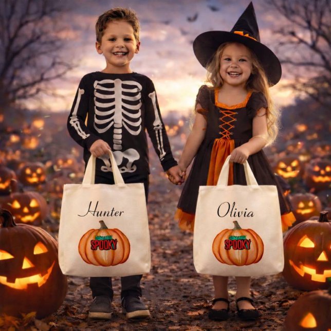 TRICK OU TRAITER LE SAC FOURRE-TOUT POUR HALLOWEEN (Créateur téléchargé)
