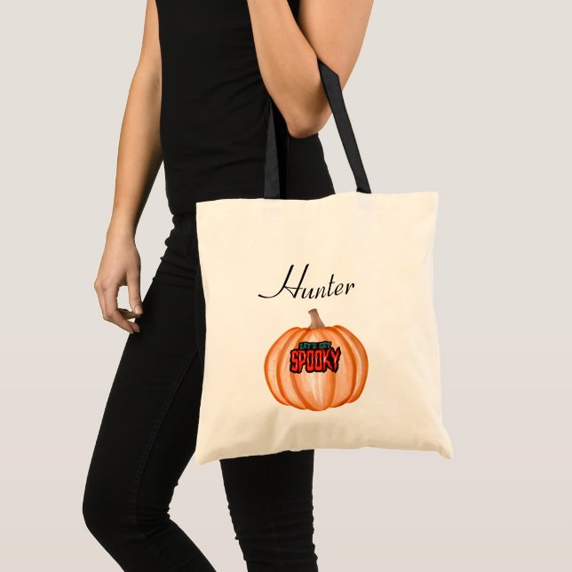 TRICK OU TRAITER LE SAC FOURRE-TOUT POUR HALLOWEEN (Devant (produit))