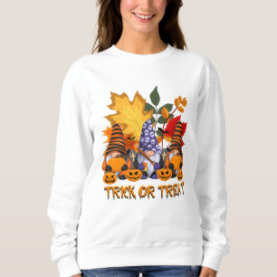 Trick ou traiter le sweatshirt de t-shirt
