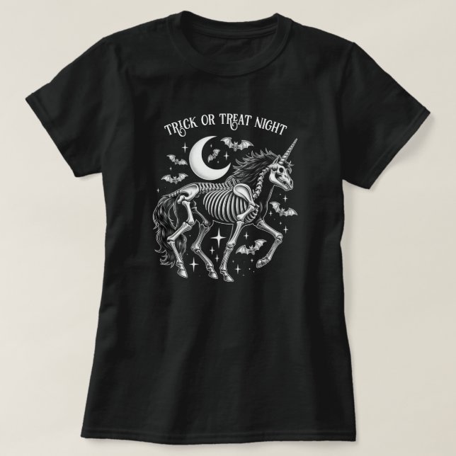 Trick ou traiter Unicorn1 T-shirt (Design devant)