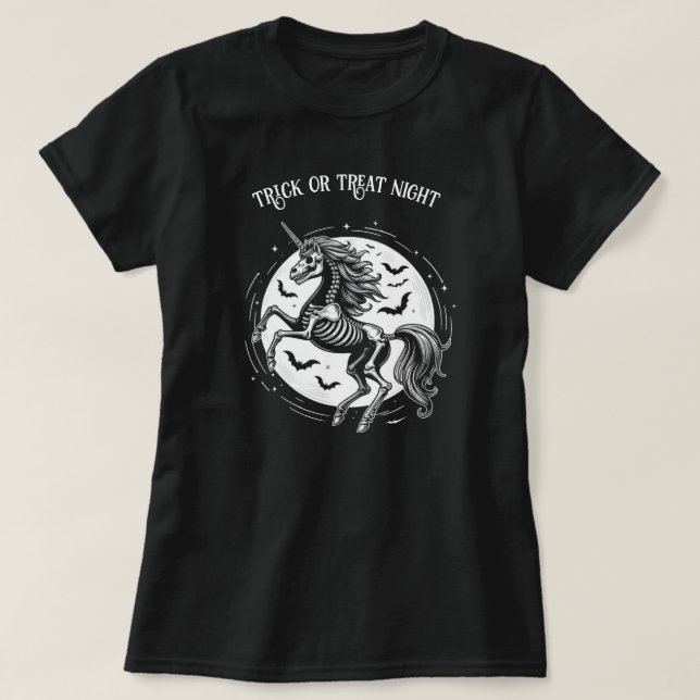 Trick ou traiter Unicorn2 T-shirt (Design devant)