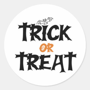 Trick ou Treat, autocollant Cool Halloween
